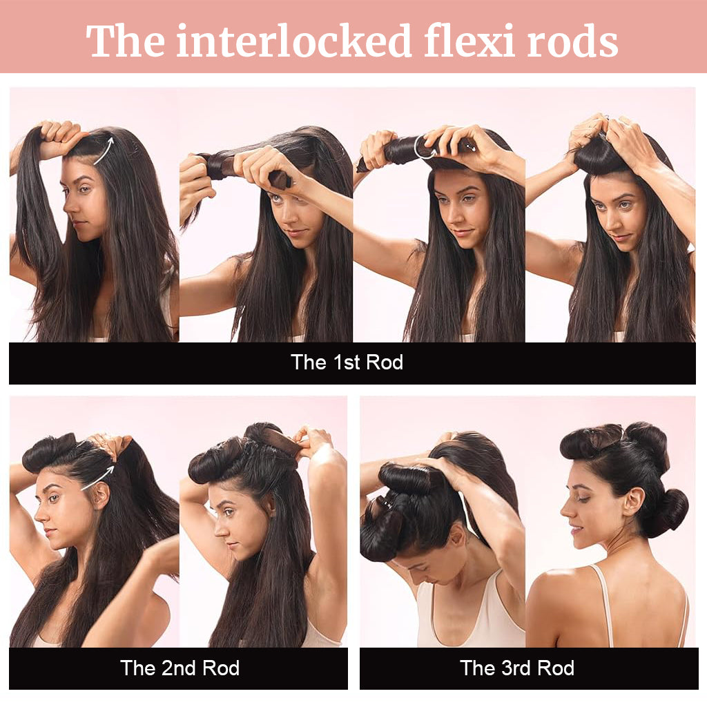 MAYCREATE 6PCS Heatless Hair Curlers Soft Satin Velvet No Heat Overnight Curling Rods with Hook, Flexible Blowout Styling Tools for Big Voluminous Curls, Comfortable All-Day Use, Beige MAYCREATE 6PCS Heatless Hair Curlers Soft Satin Velvet No Heat Overnight Curling Rods with Hook, Flexible Blowout Styling Tools for Big Voluminous Curls, Comfortable All-Day Use, Beige